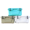 Khaki color ice cooler box 65QT camping ice chest beer box outdoor fishing cooler