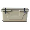 Khaki color ice cooler box 65QT camping ice chest beer box outdoor fishing cooler